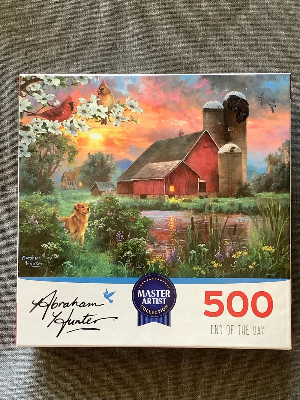 "End of the Day" 500-Piece Jigsaw Puzzle Art by Abraham Hunter